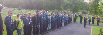 Bold Venture Scouts visit Darwen Cemetery