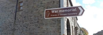 Our New Road Signs for our WW1 Memorial