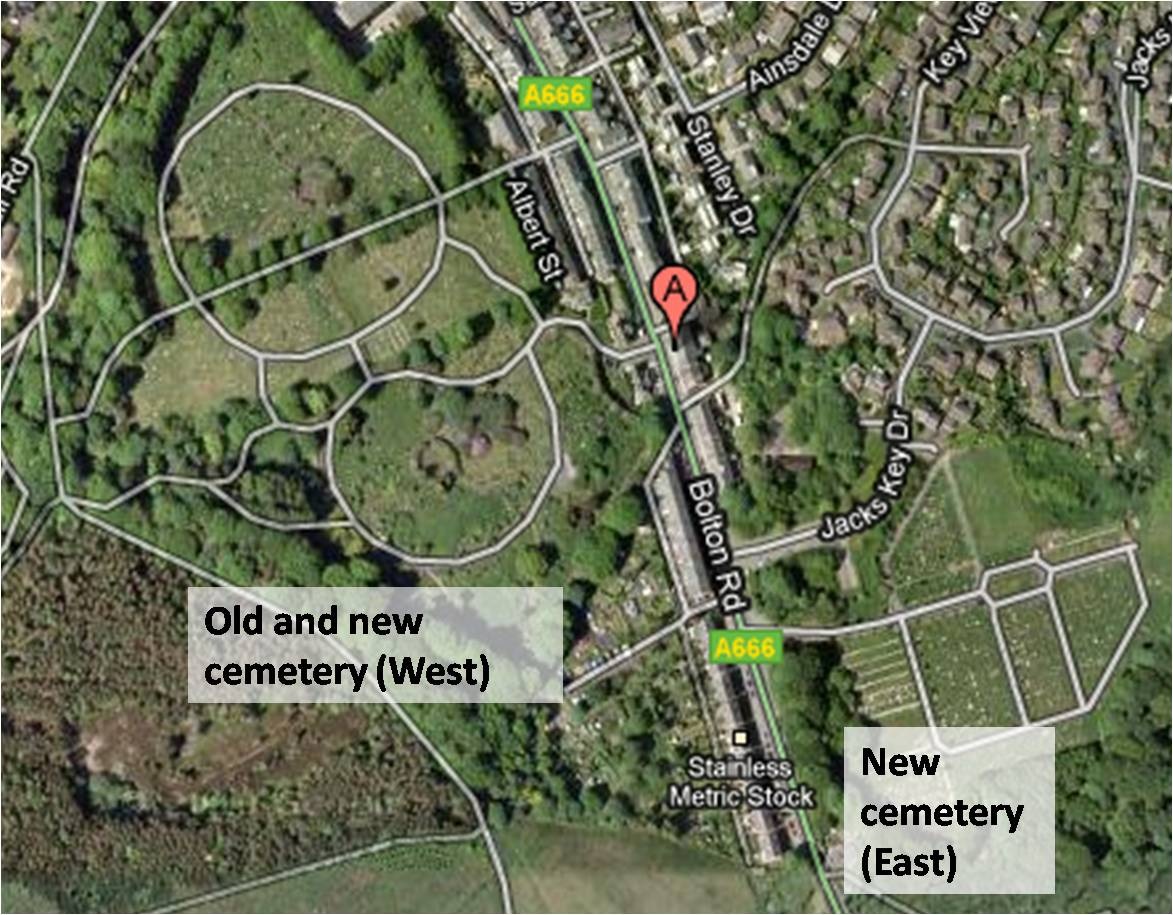 Plan and Maps of the Cemetery Friends of Darwen Cemetery